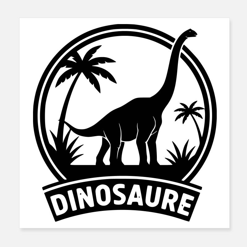 Dinosaurier 4 Poster 20x20 cm