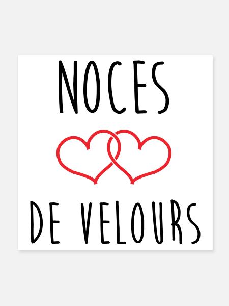 Velvet Wedding 29 Years - Poster 8" x 8" (20x20 cm) - white - Front