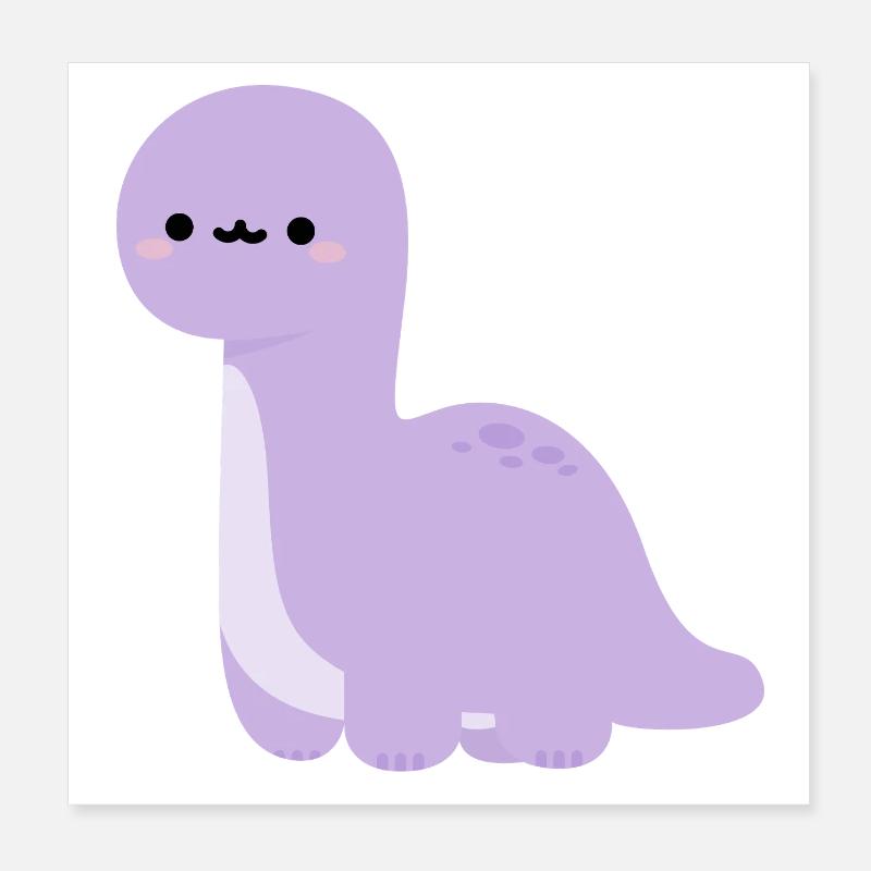 Brachiosaurus Lulu Poster 20 x 20 cm