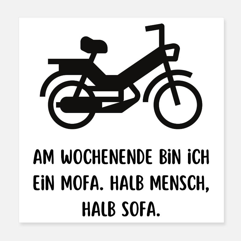 Mofa Poster 20x20 cm