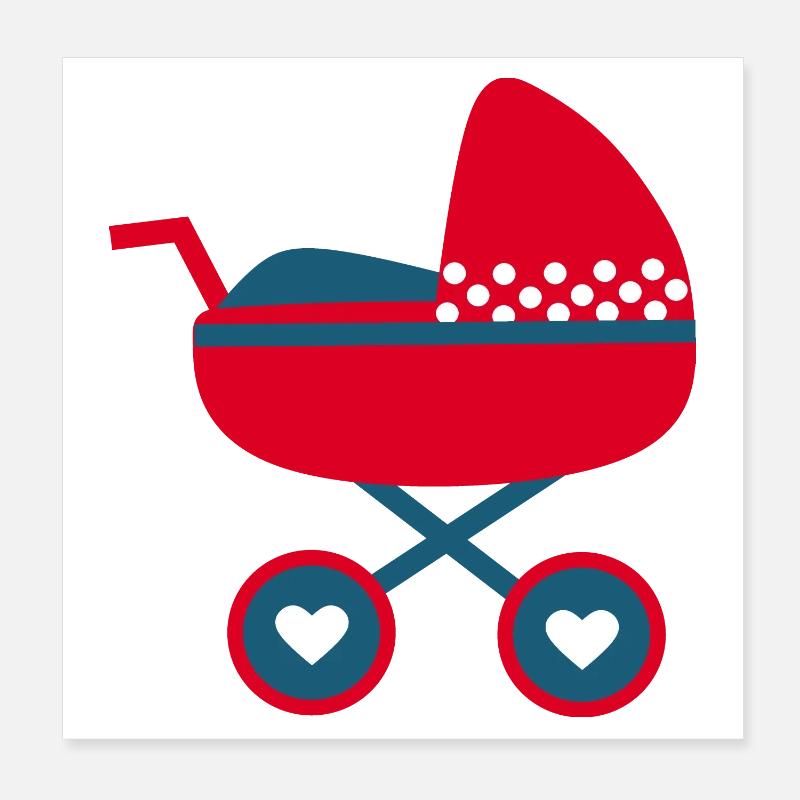 Naissance Bébé 2025 Idée Cadeau Poster 20 x 20 cm