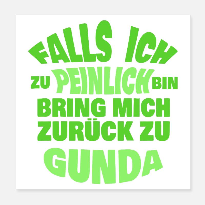 Mariage Gunda Poster 20 x 20 cm