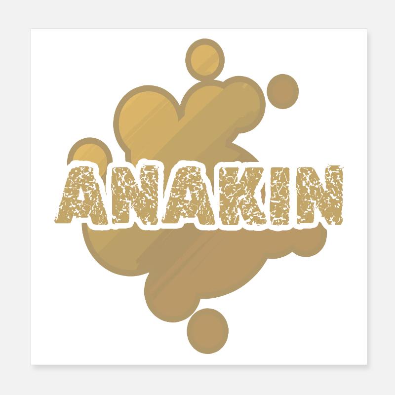 First name Anakin Poster 8" x 8" (20x20 cm)