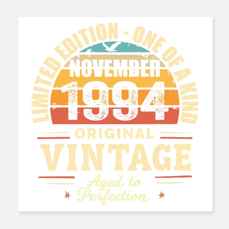 November 1994 Best Gift 1994 - November 1994 Poster 8" x 8" (20x20 cm)
