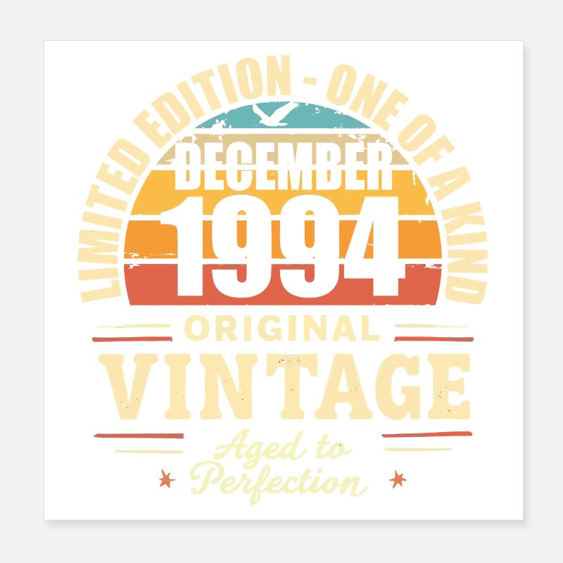 Geburtstagsfeier Dezember 1994 - Dezember 1994 Poster 20x20 cm