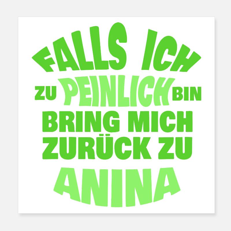 Cadeau pour un Poster 20 x 20 cm