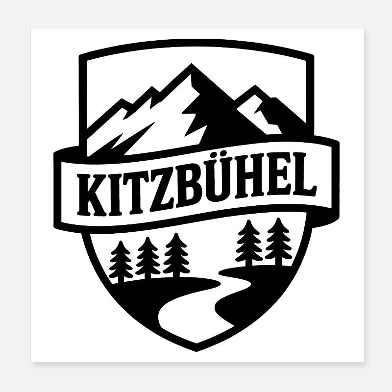 Kitzbühel - Création de souvenirs Poster 20 x 20 cm
