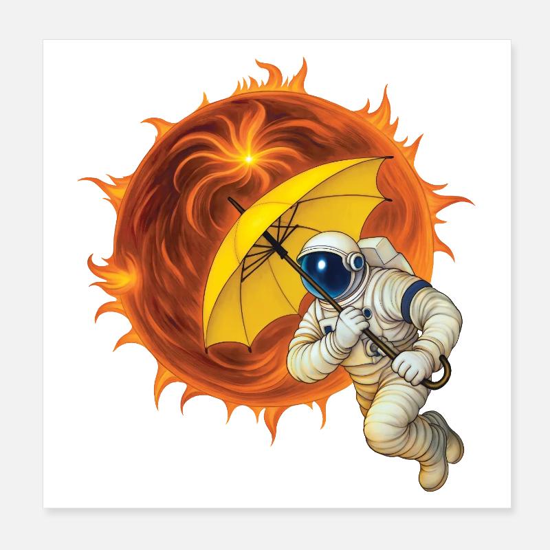 SOLAR WIND - geek & scifi Poster 20 x 20 cm