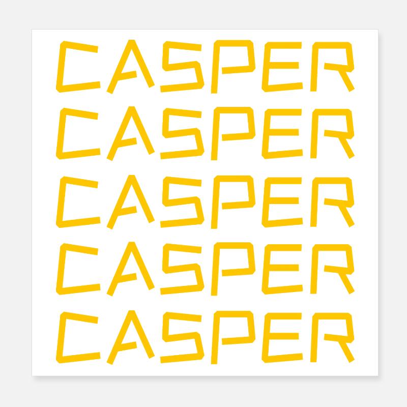 Junge Casper Poster 20x20 cm