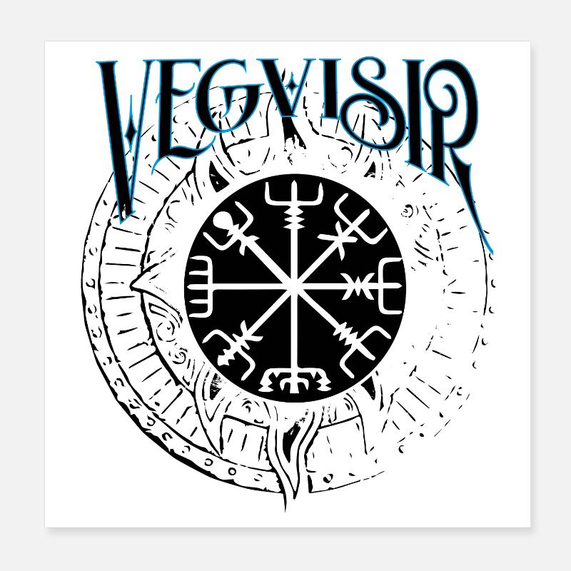 Vikings Ragnar Rabe Gross Poster 20 x 20 cm