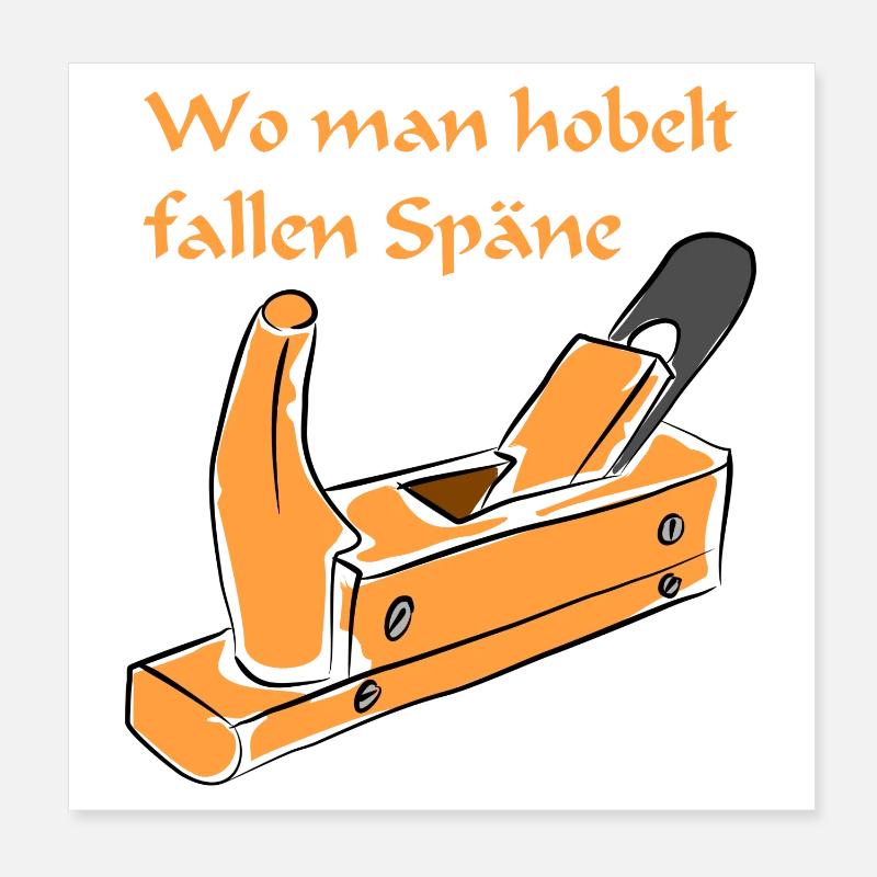 planing tool Poster 8" x 8" (20x20 cm)