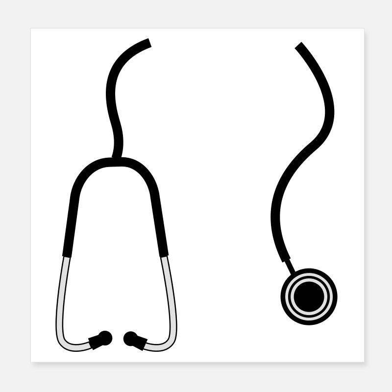 médecin docteur Poster 20 x 20 cm