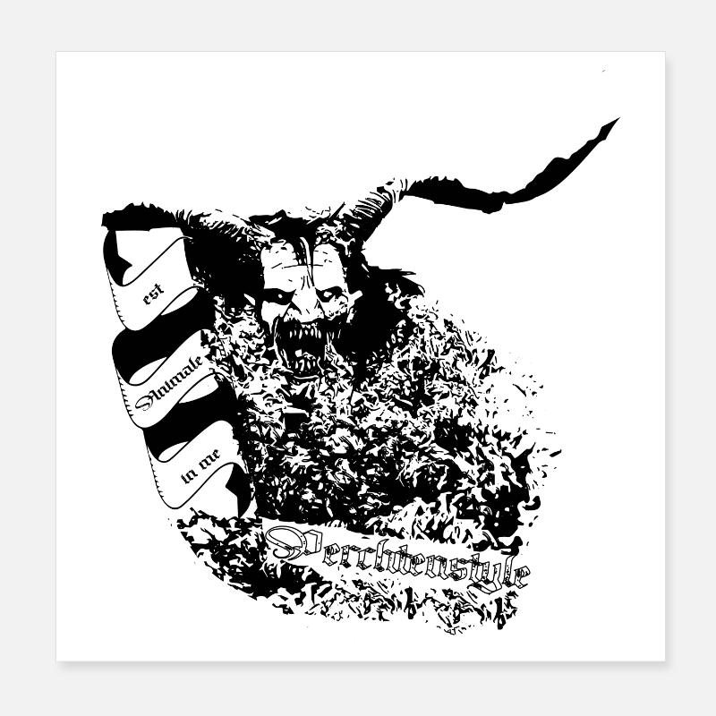 Preschtenstyle Poster 20x20 cm