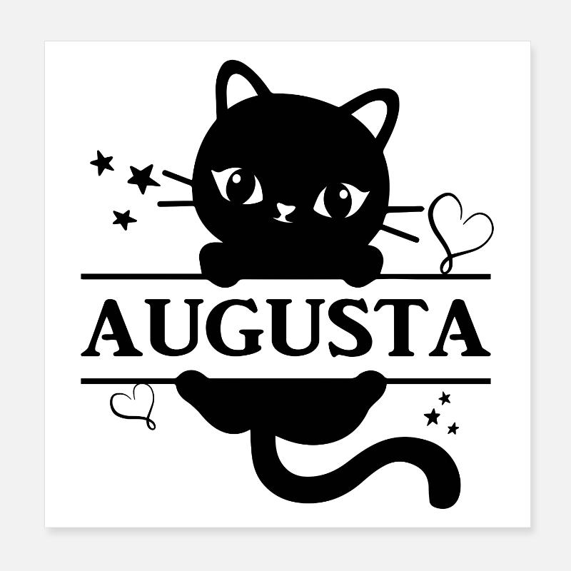 Augusta t-shirt gift idea t-shirt Poster 8" x 8" (20x20 cm)