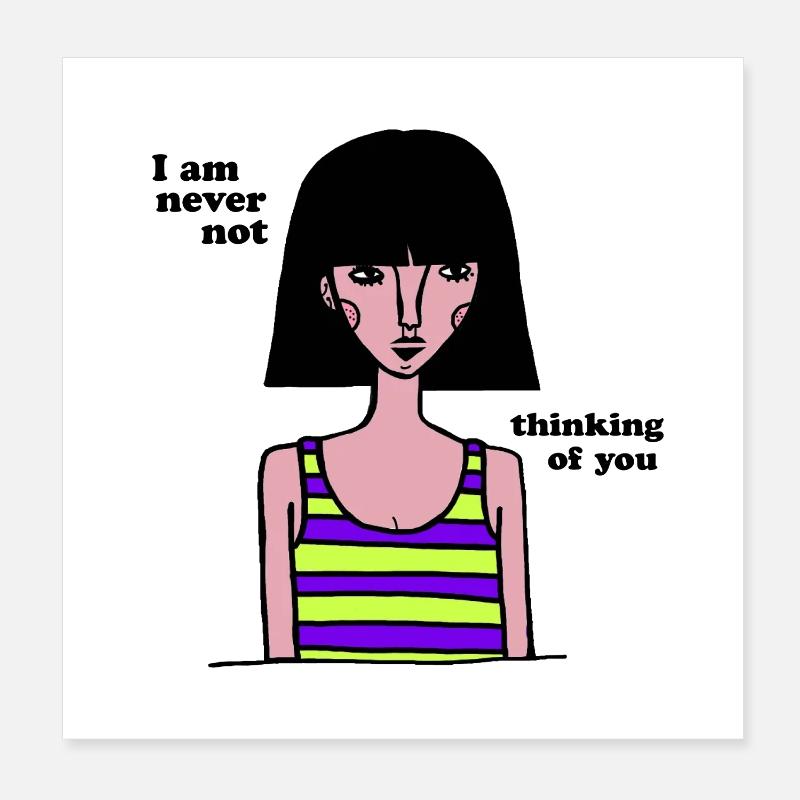 Mind Hijacked Poster 8" x 8" (20x20 cm)
