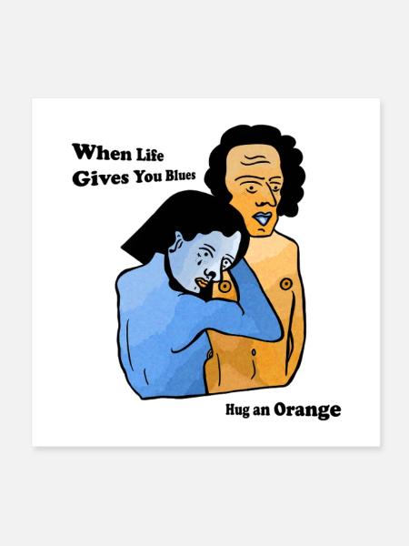 50 Shades of Awkward - Poster 20x20 cm - Weiß