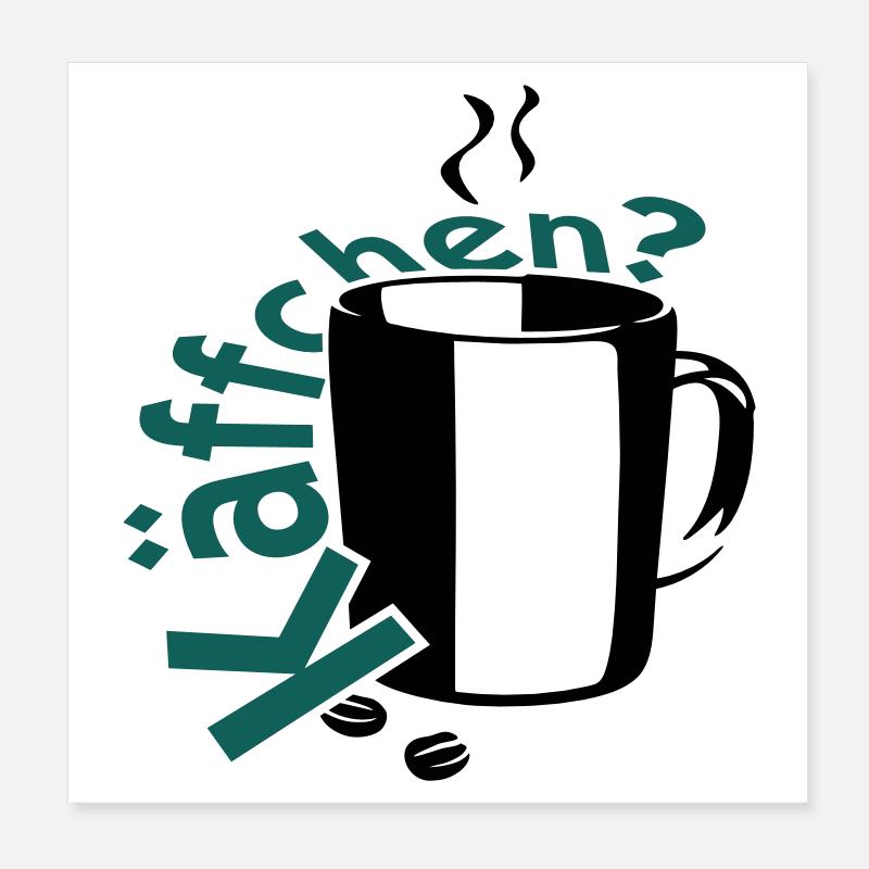 Caffè? Poster 20x20 cm