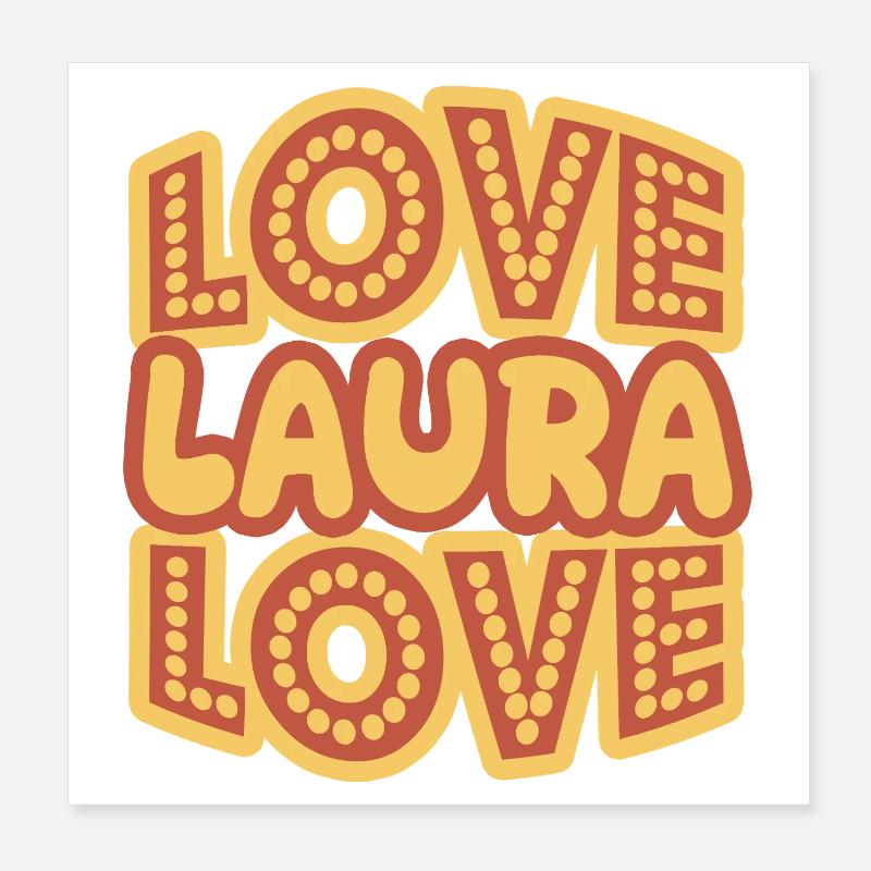 Laura Poster 20 x 20 cm