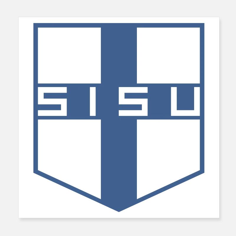 Sisu Poster 20x20 cm