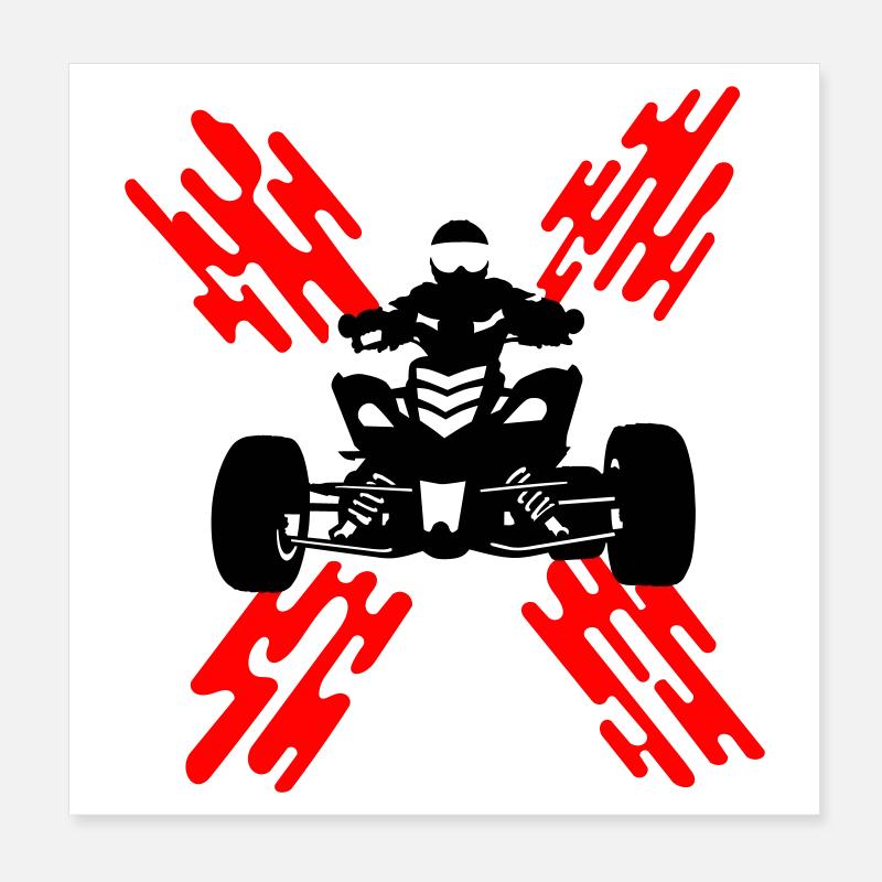 Quad Poster 20x20 cm