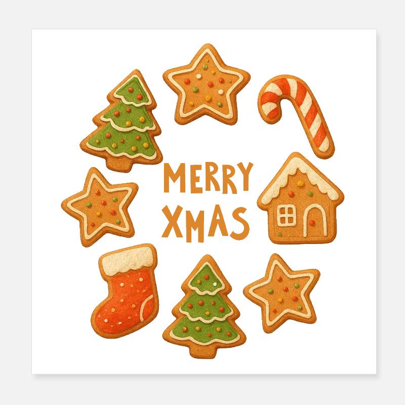 Joyeux Noël Poster 20 x 20 cm