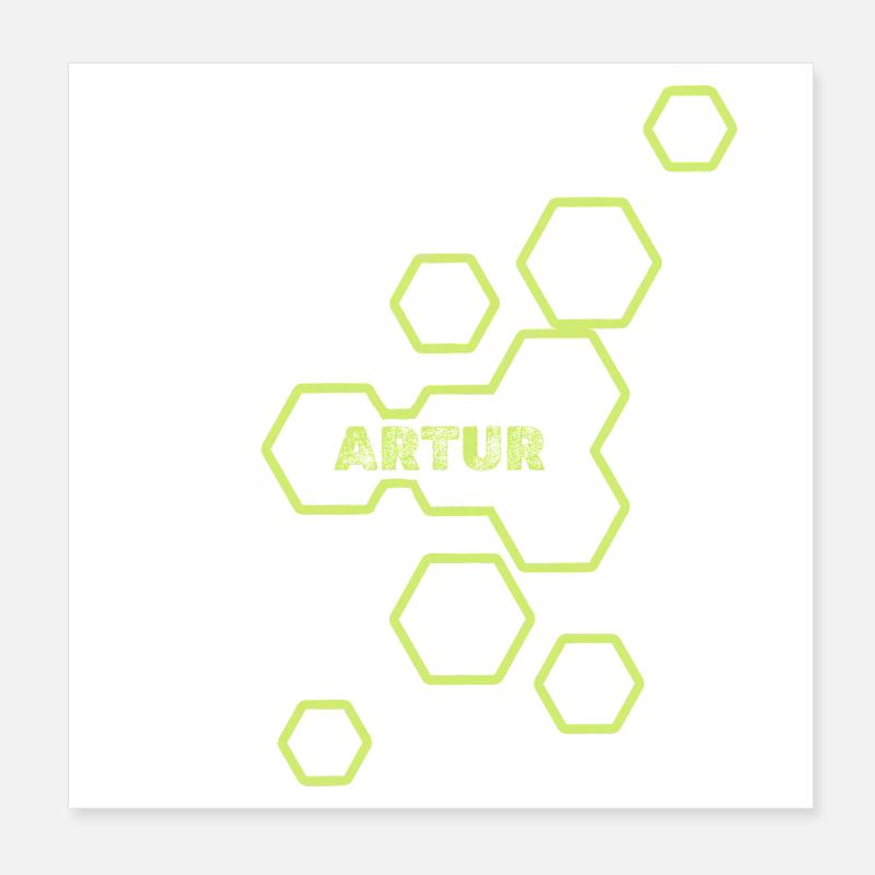 Artur comme nom Poster 20 x 20 cm