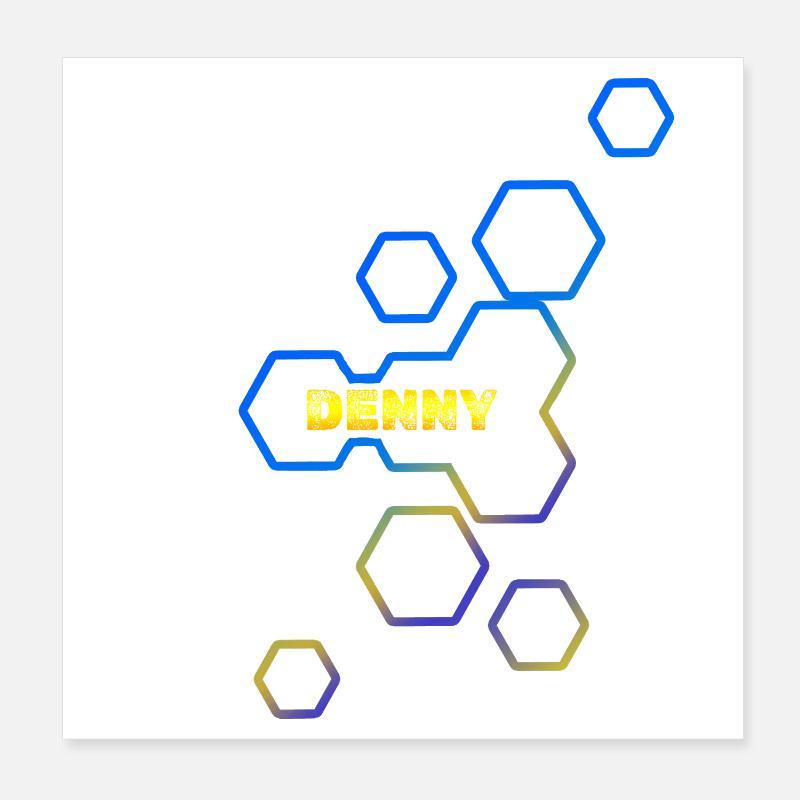 Gift for Denny Poster 8" x 8" (20x20 cm)