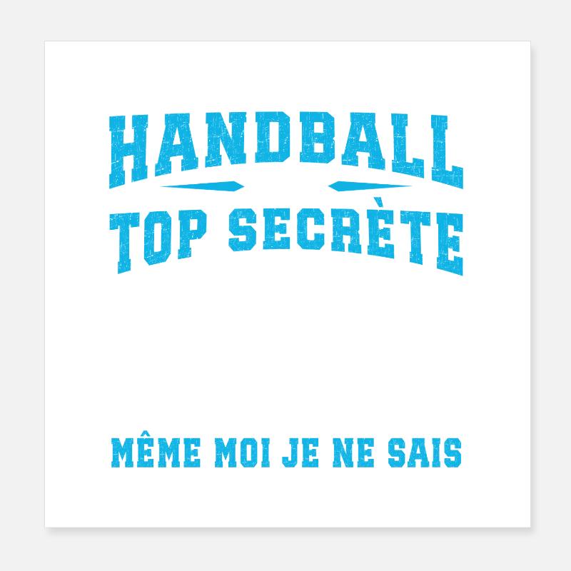 Handball Poster 20x20 cm