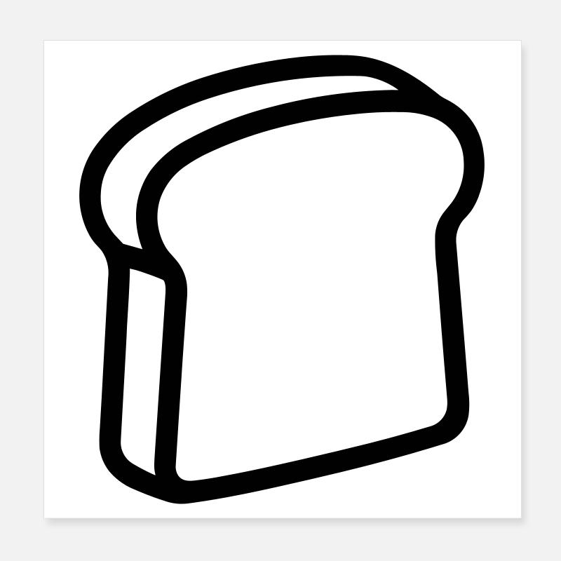 toast Poster 20 x 20 cm