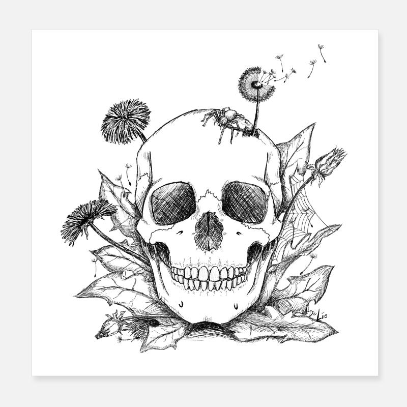 Transience & Power Poster 8" x 8" (20x20 cm)