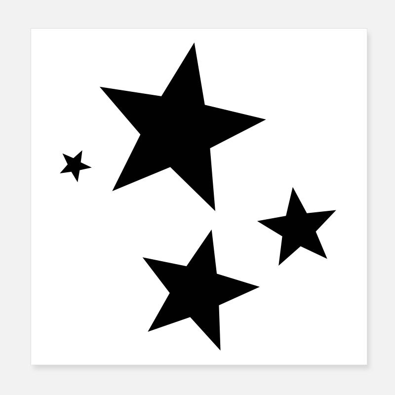 Star points Poster 8" x 8" (20x20 cm)