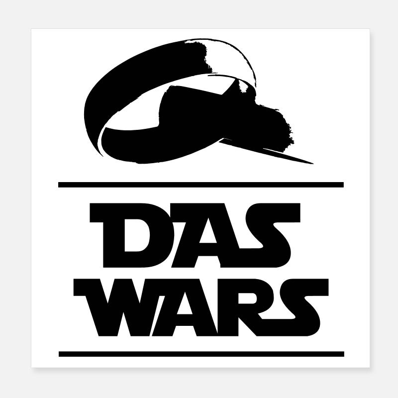 Das Wars - Heirat Poster 20x20 cm