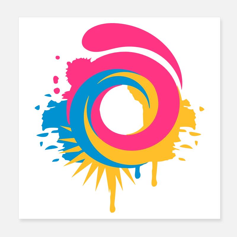 Un graffiti vortex Poster 20 x 20 cm