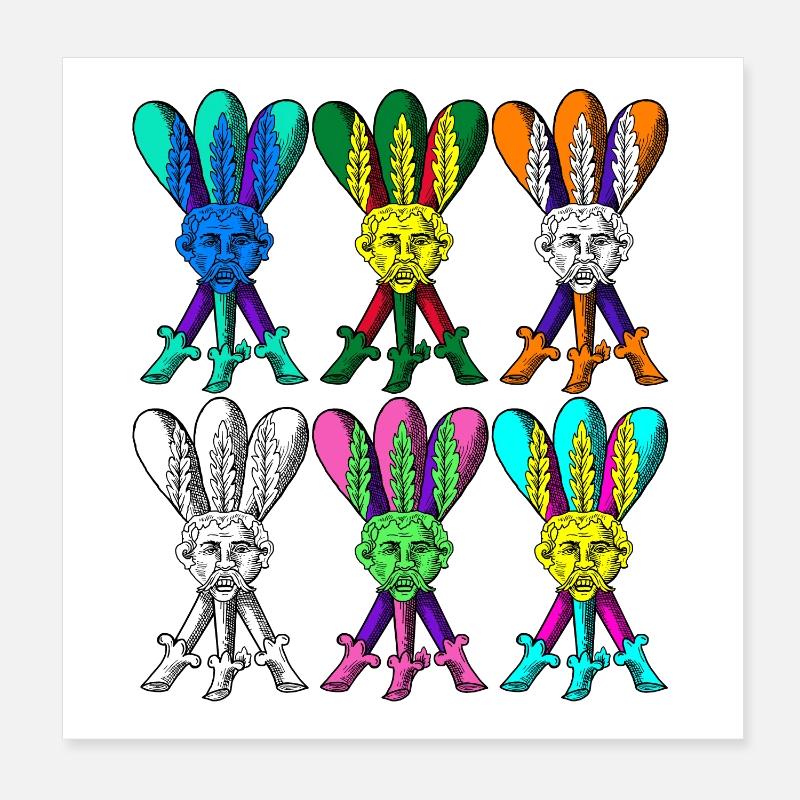 BE DIFFERENT AND TRADITIONAL Poster 8" x 8" (20x20 cm)