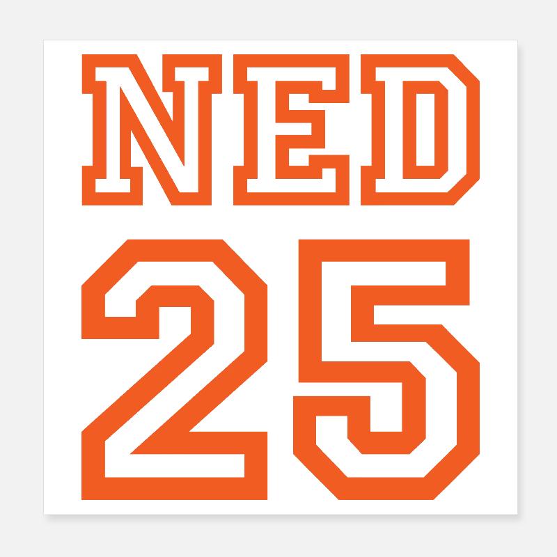 PAYS-BAS Niederlande Poster 20 x 20 cm