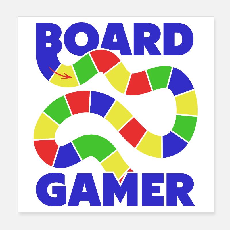 Jeu de société Fan Color Path Poster 20 x 20 cm