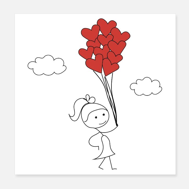 Mignonne Poster 20 x 20 cm