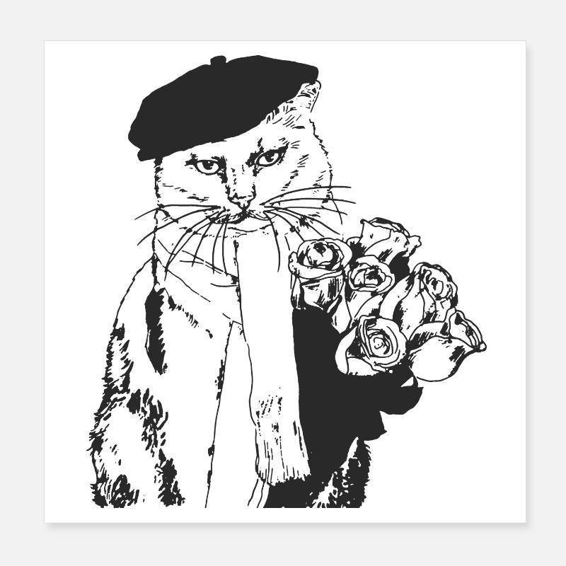 M. VOLE VOTRE FILLE Poster 20 x 20 cm
