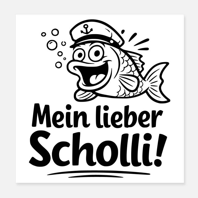 Ma chère Scholli Poster 20 x 20 cm