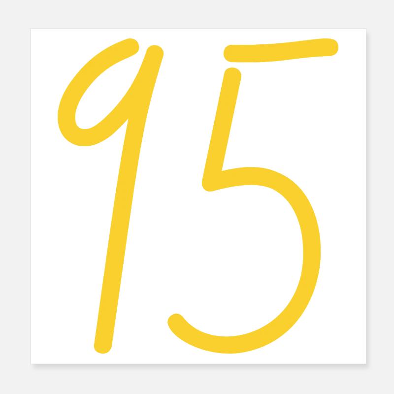 95 Poster 20 x 20 cm