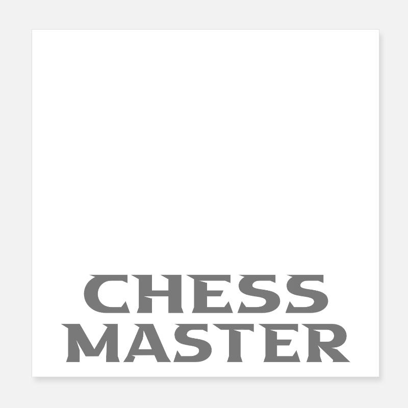 Échecs Poster 20 x 20 cm