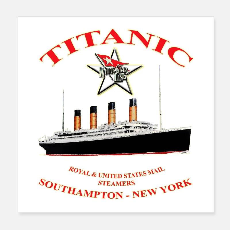 TITANIC STAR CREATION Louis RUNEMBERG © Adagp Poster 20 x 20 cm