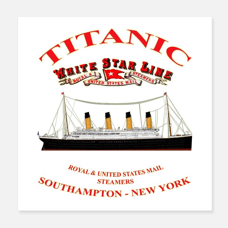 TITANIC CREATION Louis RUNEMBERG © Adagp Poster 20 x 20 cm