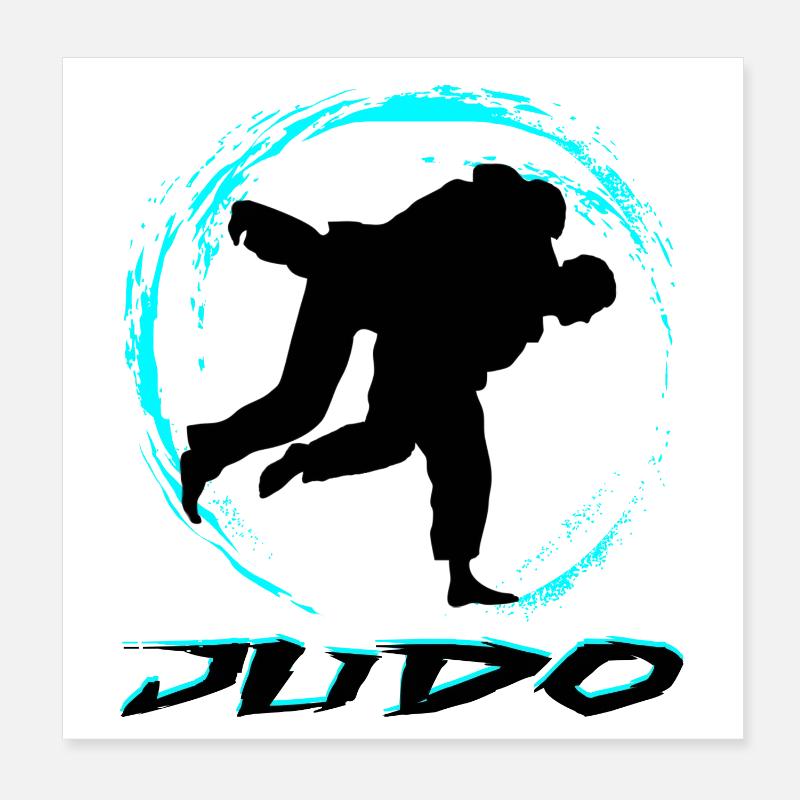 JUDO Poster 20 x 20 cm