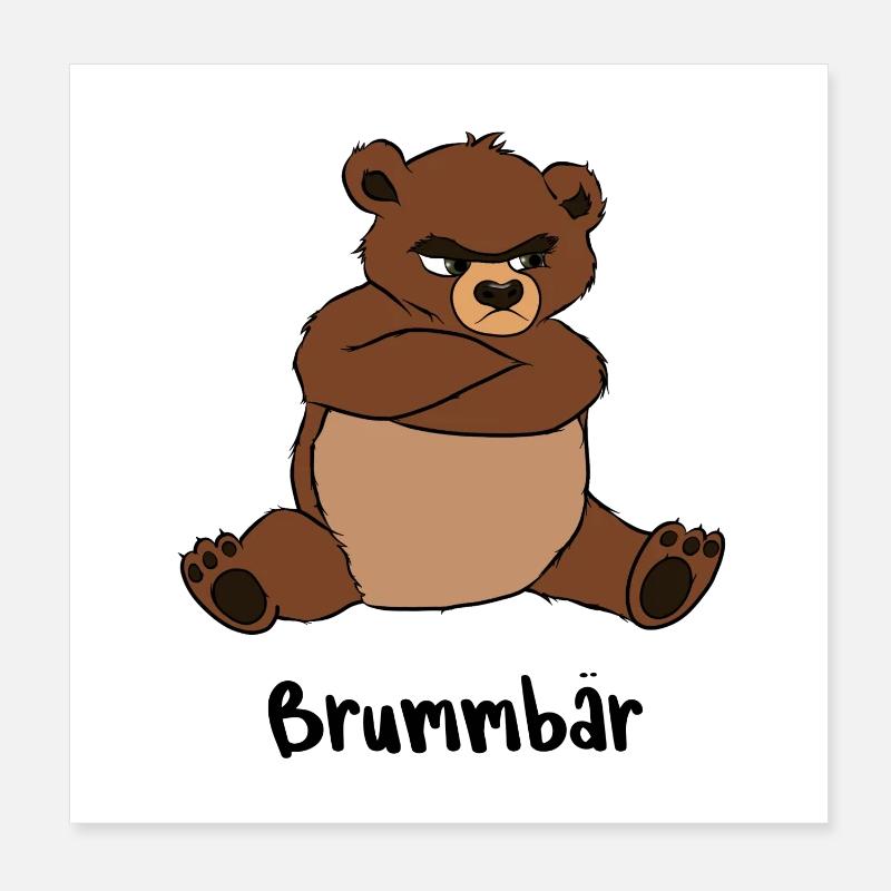 Bougon Poster 20 x 20 cm