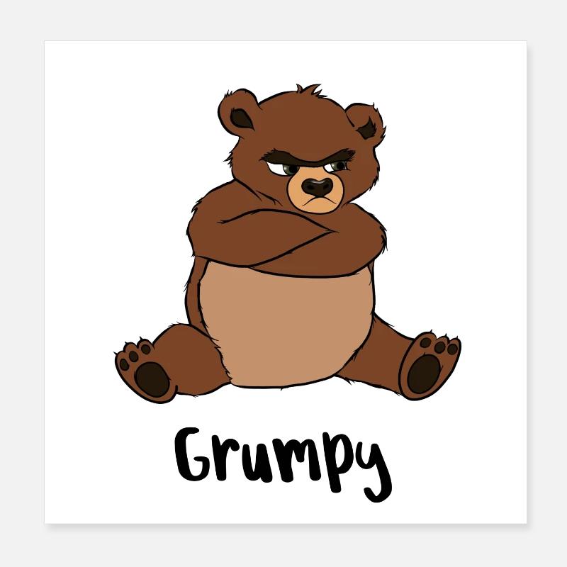Grognon Poster 20 x 20 cm