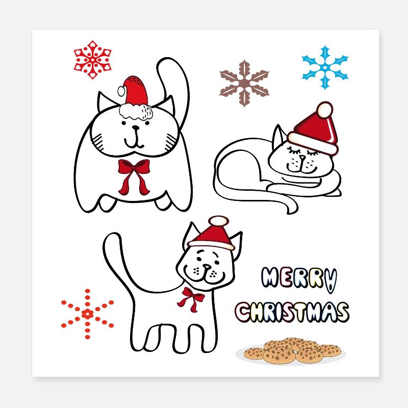 Joyeux Noël Poster 20 x 20 cm