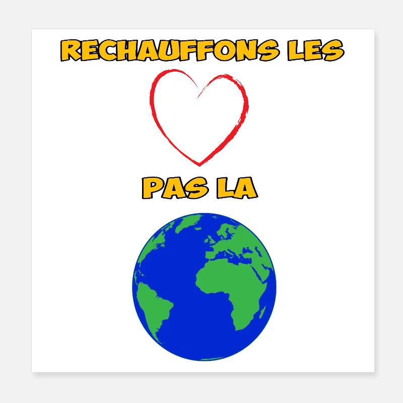Let's warm hearts Poster 8" x 8" (20x20 cm)
