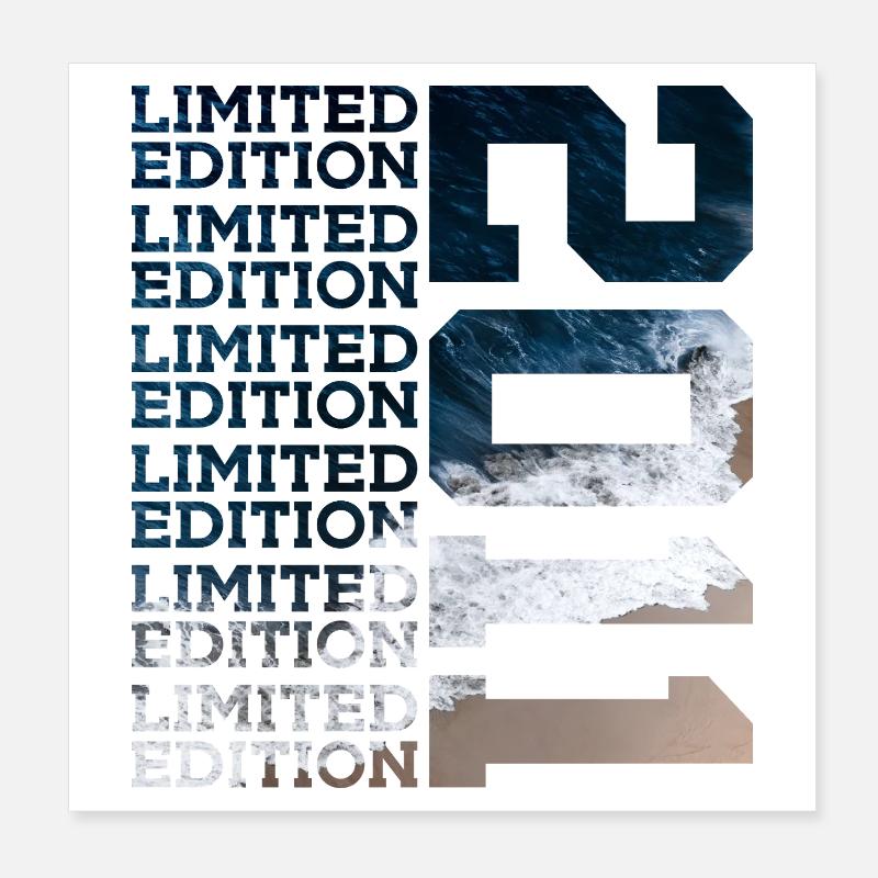 ÉDITION LIMITÉE 2011 15 ANS 15E ANNIVERSAIRE Poster 20 x 20 cm