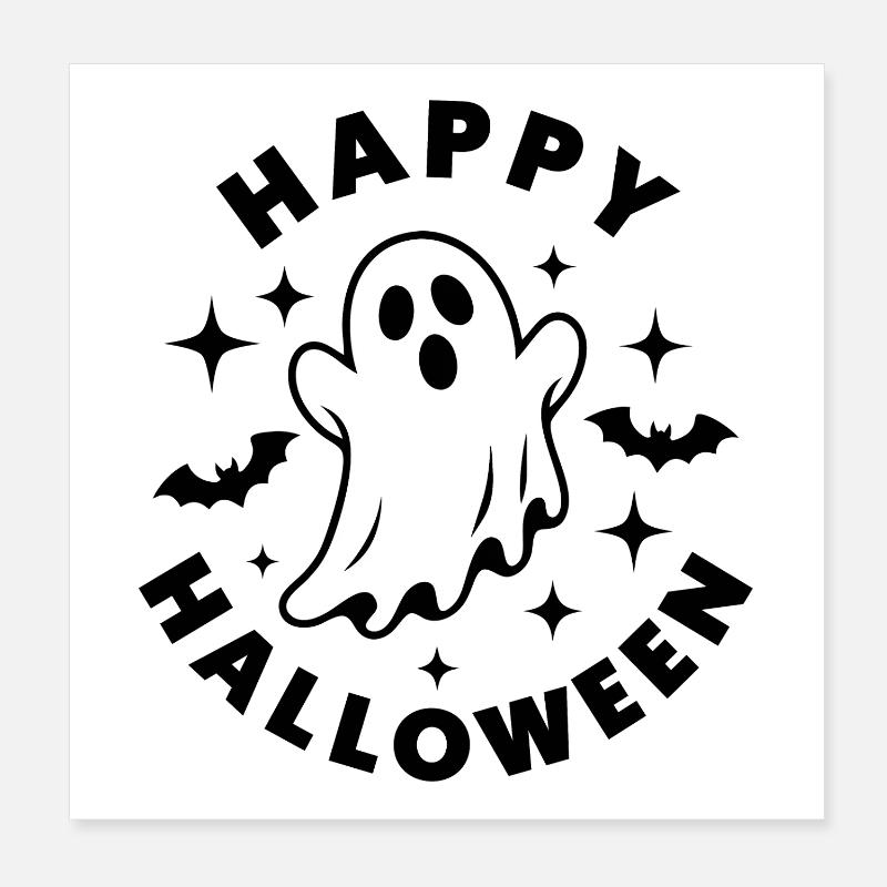 Joyeux halloween Poster 20 x 20 cm
